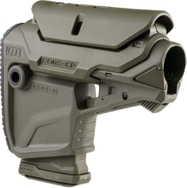 FAB Defense GL CORE MAG CP - M4 Survival Buttstock w/ Built-in Mag Carrier Olive Drab Green fx-glcoremagcpg