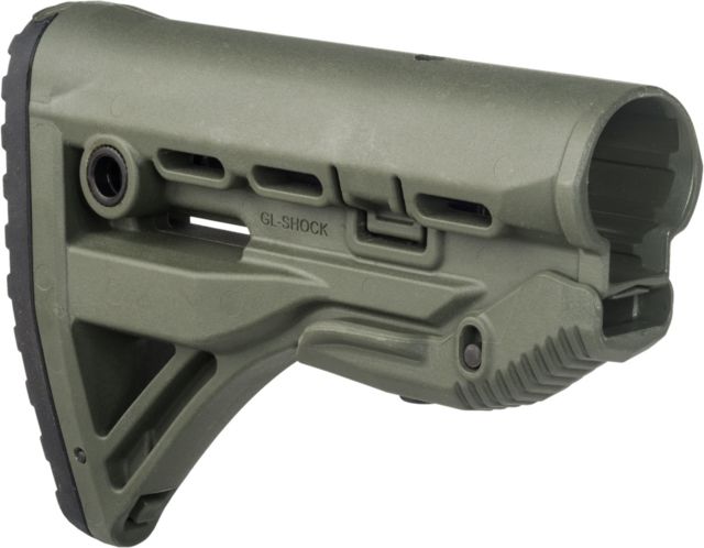FAB Defense GLSHOCK AR-15/M16/M4 Recoil Reducing Stock Polymer OD Green - FAB Defense