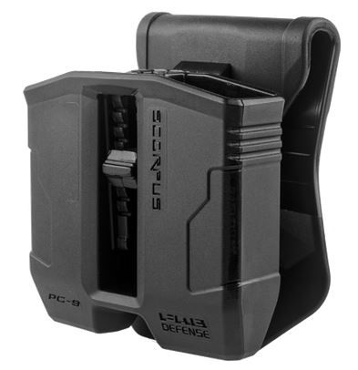 FAB Defense Glock 9mm/.40 Swivel Magazine Pouch Paddle/Belt Black Scorpus - Fab Defense