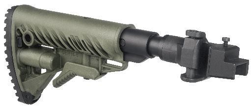 FAB Defense M4 Folding Collapsible Buttstock w/ Shock Absorber for AK47 - Metal Joint - Fab Defense