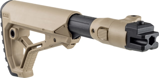 FAB Defense M4 Folding Collapsible Buttstock for AK47 - Polymer Joint Flat Dark Earth - FAB Defense