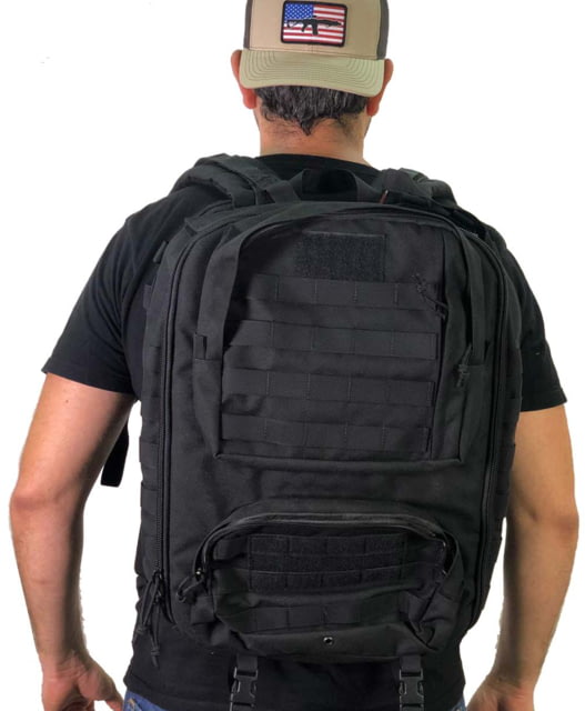 FAB Defense Masada Bulletproof Tactical Backpack Full Body Armor/Bulletproof Vest Level IIIA Black Masada-Val -Tac - Fab Defense