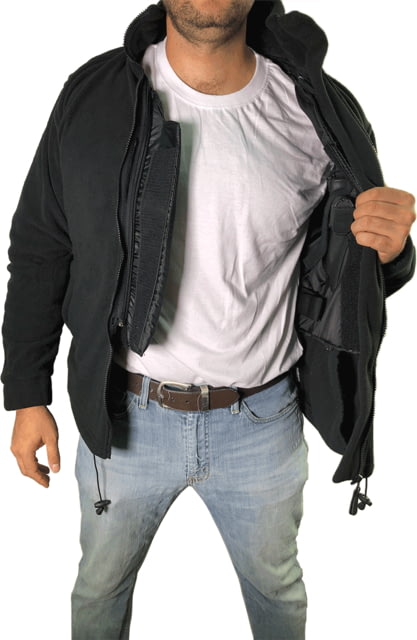 FAB Defense Masada Fleece Concealed Body Armor Vest Level IIIA Black Extra Large Masada-Fleece-IIIA XL - Fab Defense