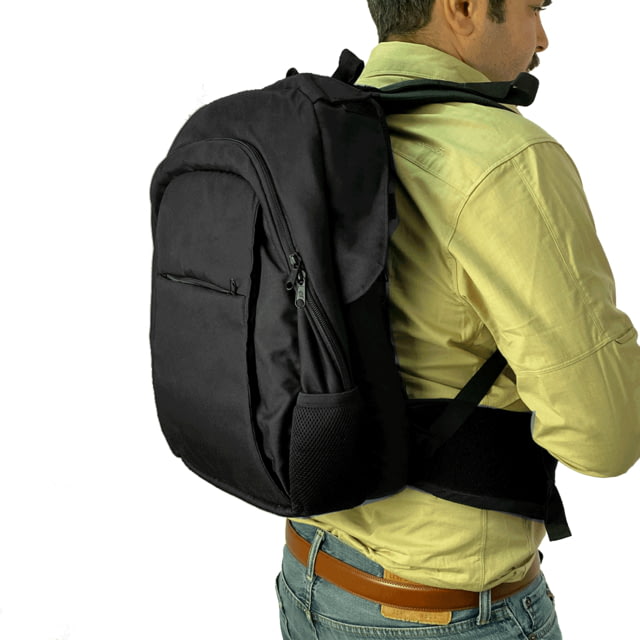 FAB Defense Masada Full Body Armor Bulletproof Backpack/Bulletproof Vest Level IIIA Black Masada-Val-Black - Fab Defense