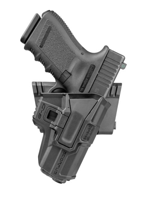 Scorpus Model M24 Holster for Jericho 941F W/Level 2 Retention Belt Right Hand Black - Fab Defense