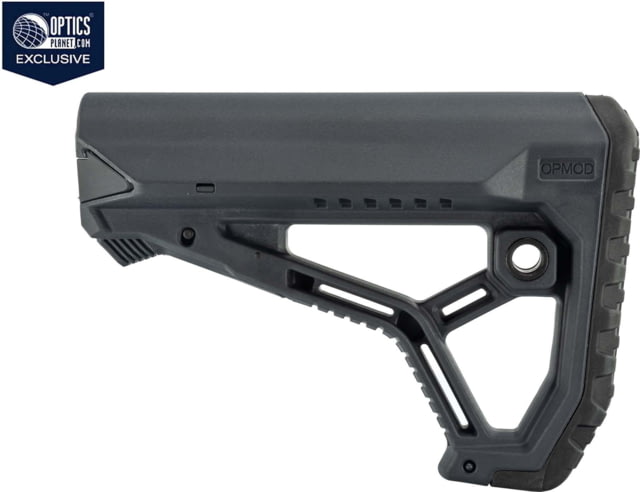 FAB Defense OPMOD AR-15/M4 Skeleton Style Buttstock For Mil-Spec/Commercial Tube Grey - FAB Defense