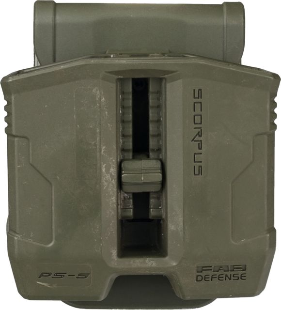 FAB Defense 9mm Steel Magazine Pouch for Steel 9mm and .40 cal Magazines OD Green - Fab Defense