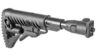 Open Box Dealer Demo FAB Defense Recoil Compensating Folding Collapsible Buttstock System for vz.58 - Polymer Joint Black FX-M4VZPSB - Fab Defense