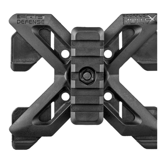 FAB Defense Rotating Picatinny Rail for Molle Black - FAB Defense