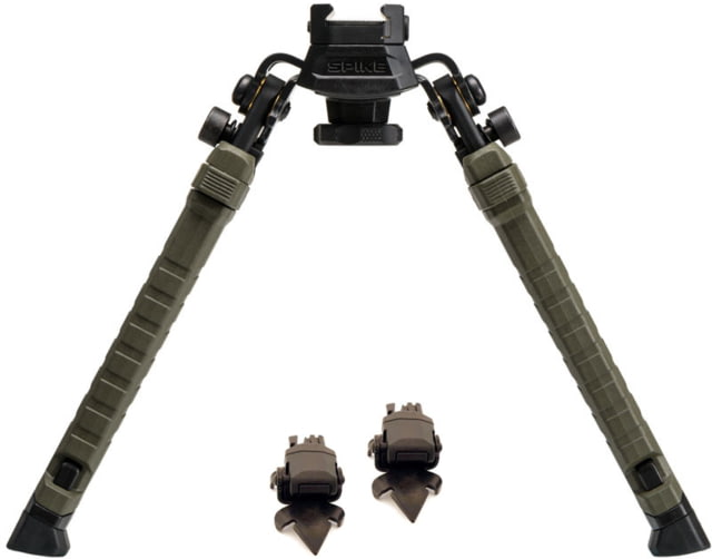 FAB Defense Spike Precision Bipod Picatinny Rail 180mm OD Green w/FAB Defense Home SPIKE Claw
