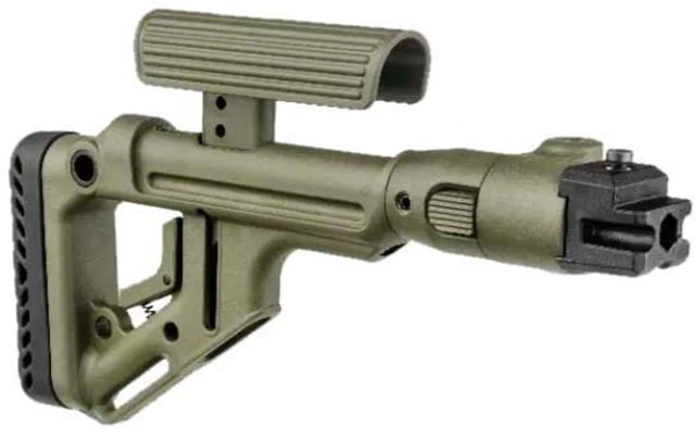 FAB Defense Tactical Folding Buttstock w/ Cheek Piece for AK-47/74 Olive Drab Green - FAB Defense