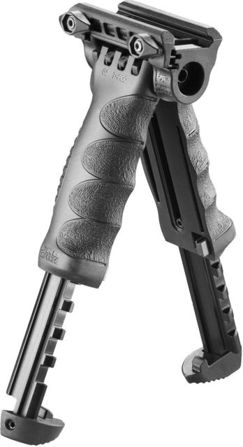 USED FAB Defense Gen-II Vertical Foregrip w/ Integrated Adjustable QR Bipod Black T-PODG2QR EDEMO3 Used Condition Like New - Fab Defense