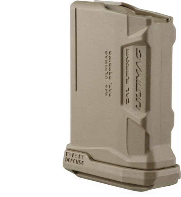  Defense Ultimag 10R 10-Round 5.56 AR-15 Magazine Polymer Flat Dark Earth Ammo