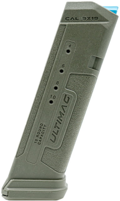 FAB Defense ULTIMAG Glock 17 10L Limited 9mm Luger 10 Round Pistol Magazine Olive Drab Green - Fab Defense