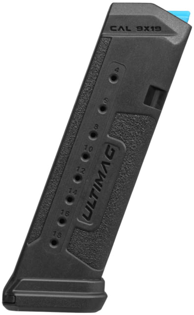 FAB Defense ULTIMAG Glock 17 9mm Luger 18 Round Pistol Magazine Black fx-umagg17b - Fab Defense