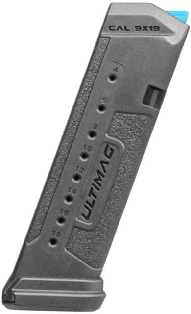 FAB Defense ULTIMAG Glock 17 9mm Luger 18 Round Pistol Magazine Grey fx-umagg17gr - Fab Defense