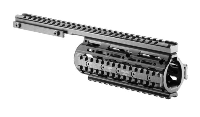 FAB Defense VFR Versatile Quad-Rail System for M4 Black - Fab Defense