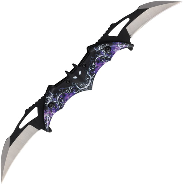 Falcon Bat Dual Linerlock A/O Purple FLN - Falcon