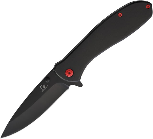 Falcon Linerlock A/O Aluminum Black FLN - Falcon