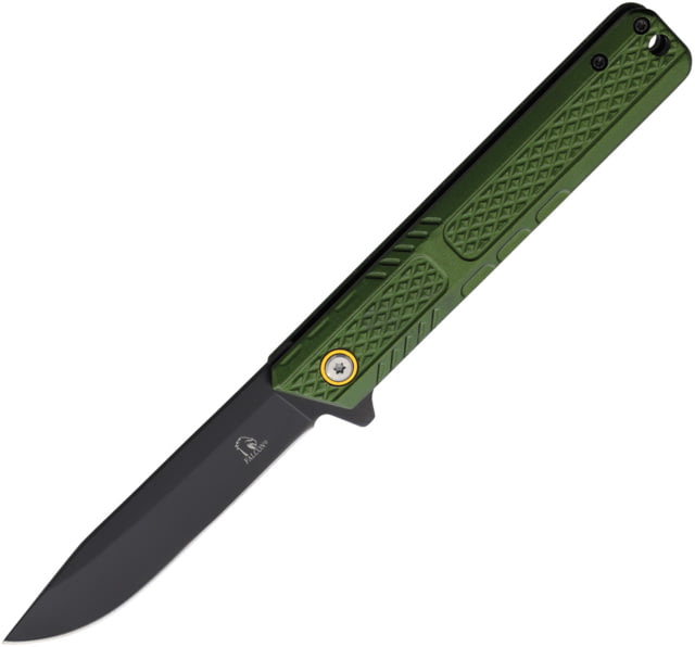 Falcon Linerlock A/O Aluminum Green FLN - Falcon