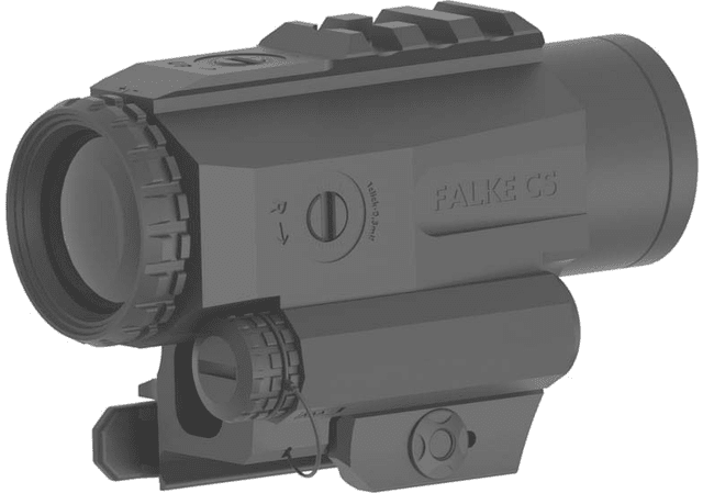 Falke CS 4x20mm Prismatic Red Dot Sight Ballistic Reticle Black - Falke