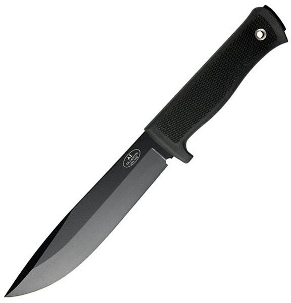Fallkniven A1 Kraton Handle Black Blade Plain Leather Sheath FK-A1BL - Fallkniven