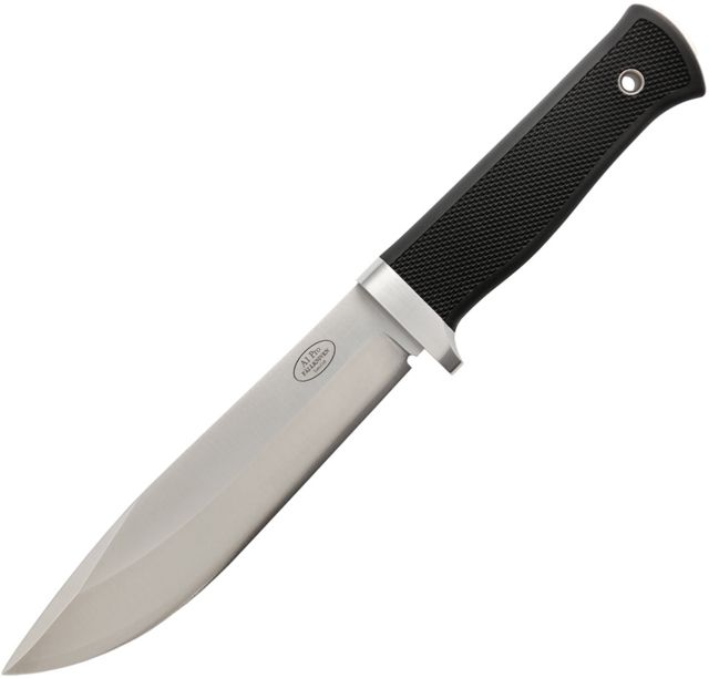 Fallkniven A1 Pro Fixed Blade Knife 6.125in Drop Point Satin Black Kraton Handle