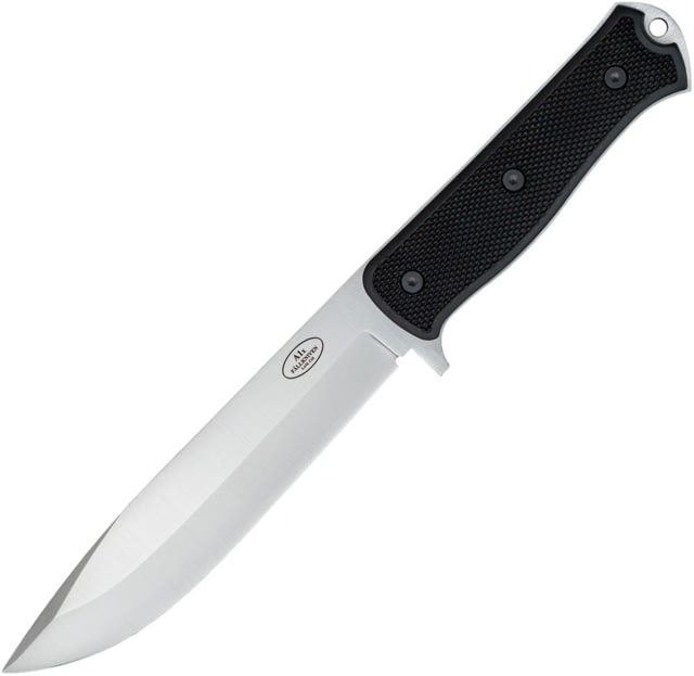 Fallkniven A1x Survival Knife 6.25" satin finish laminate cobalt steel blade Black textured thermorun handle - Fallkniven