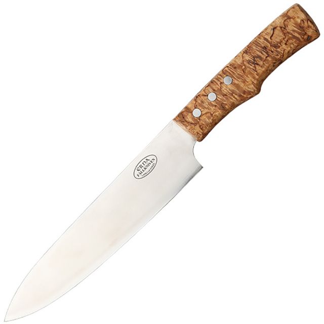 Fallkniven Erna Fixed Blade Chefs Knife with Leather Sleeve - Fallkniven