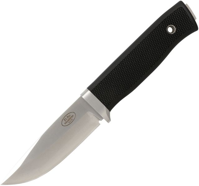 Fallkniven F1 Pro Fixed Blade Knife 3.75in Drop Point Satin Black Kraton Handle - Fallkniven