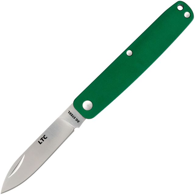 Fallkniven Legal To Carry Folder Green Folding Knife2inGreenAluminum Handle - Fallkniven