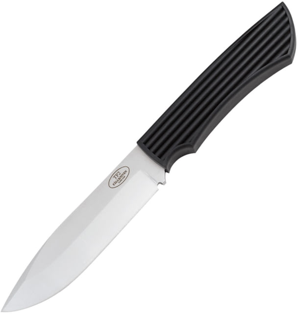Fallkniven Taiga Forester 2 Thermorun Knife 4.75" laminate cobalt steel blade Black thermorun handle - Fallkniven