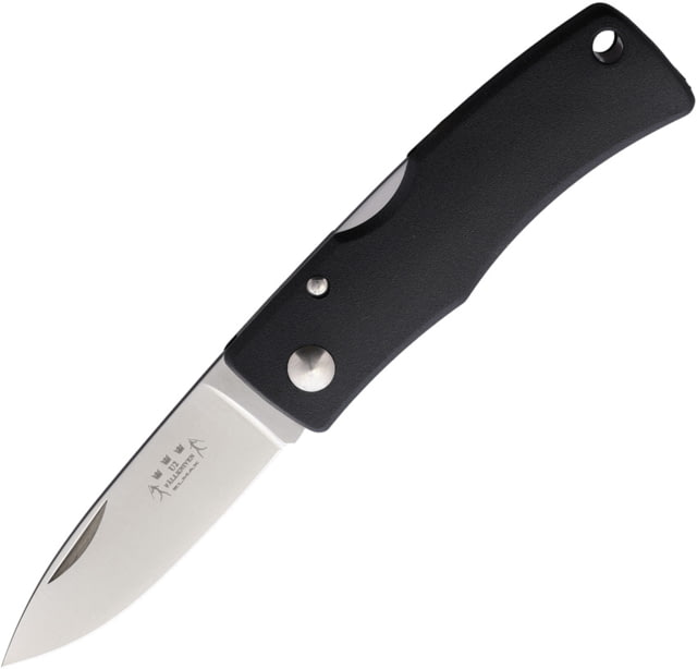 Fallkniven U2 Pegasus Elmax Lockback Folding Knife 2.5in Elmax Steel Satin Blade Black Grilon Handle Boxed U2PE ELMAX - Fallkniven