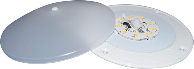 Fasteners Unlimited Surface-Mount Round LED Ceiling Light Switch 4in D - Fasteners Unlimited