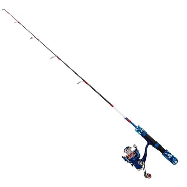 Favorite Fishing Defender Ice Rod Combo 30in Medium Red/White/Blue