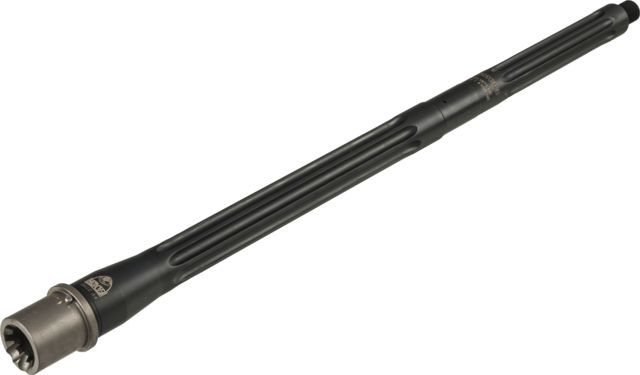 Faxon Firearms .223 Wylde Heavy Fluted AR-15 Rifle Barrel Mid-Length 416-R Stainless QPQ Nitride 5R NP3 Extension Black 16