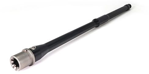 Faxon Firearms 18in Heavy Fluted 6.5 Grendel Mid-Length 416-R Stainless Steel QPQ Barrel Black Nitride 15BG8-5R-NP3