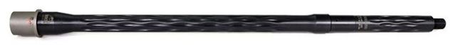 Faxon Firearms .223 Wylde Flame Fluted AR-15 Rifle Barrel Rifle-Length 416-R Stainless QPQ Nitride 5R NP3 Extension Black Nitride 18