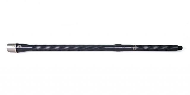 Faxon Firearms .223 Wylde Flame Fluted Rifle Barrel Rifle-Length 416-R Stainless QPQ Nitride 5R NP3 Extension Black Nitride 20