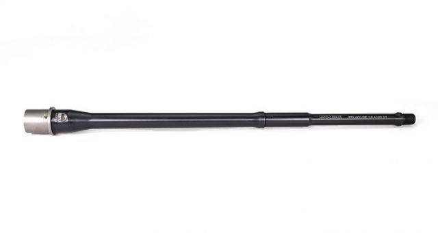 Faxon Firearms .223 Wylde Gunner Profile AR-15 Rifle Barrel Mid-Length 416-R Stainless QPQ Nitride 5R NP3 Extension Black 16