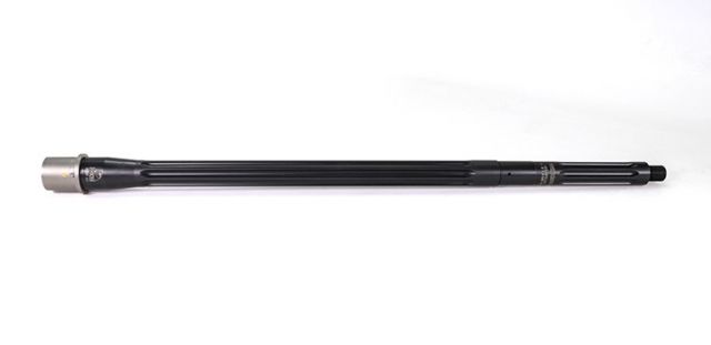 Faxon Firearms .223 Wylde Heavy Fluted AR-15 Rifle Barrel Rifle-Length 416-R Stainless QPQ Nitride 5R NP3 Extension Black Nitride 18