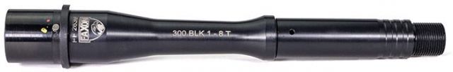 Faxon Firearms 300 Gunner Rifle Barrel Pistol-Length 4150 QPQ Nitride Black Nitride 7.5