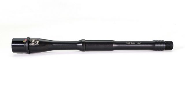 Faxon Firearms 300 Gunner Rifle Barrel Pistol-Length 4150 QPQ Nitride Black Nitride 10.5