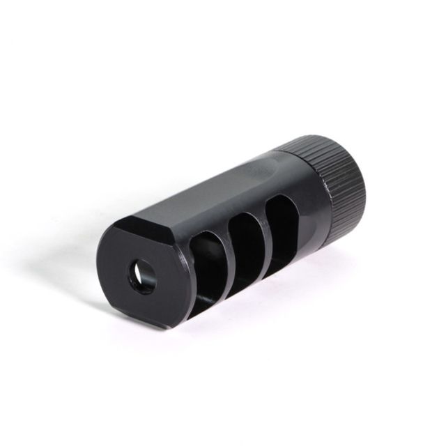 Faxon Firearms 5.56 3-Port Muzzle Brake Steel QPQ Nitride Black Small - Faxon Firearms