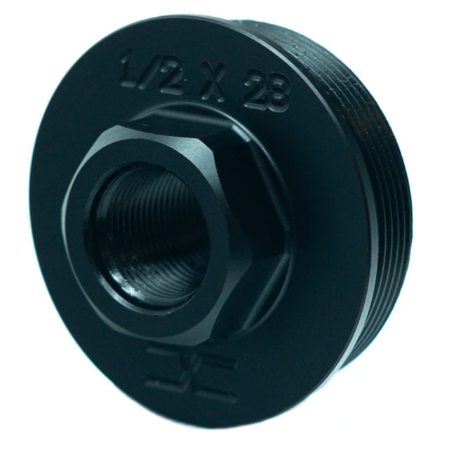 Faxon Firearms 1/2x28 Barrel Adapter Stainless Steel Black
