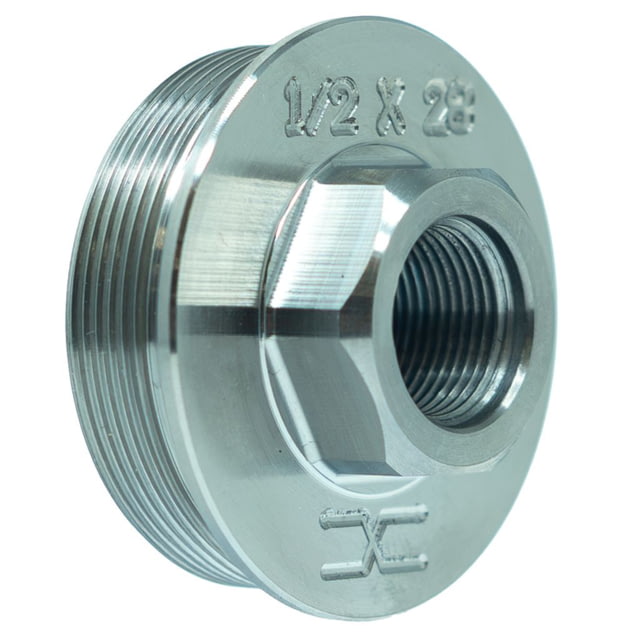 Faxon Firearms 1/2x28 Barrel Adapter Titanium Titanium