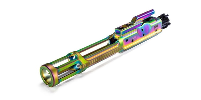Faxon 5.56 Gunner Lightweight 9310 Bolt Carrier Complete Nitride Chameleon PVD 556GCN-LW-NCR