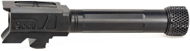 Faxon Firearms Match Series Glock 43/43X Threaded Barrel 9mm Caliber 1-10 Twist 416-R Stainless Steel Nitride Black