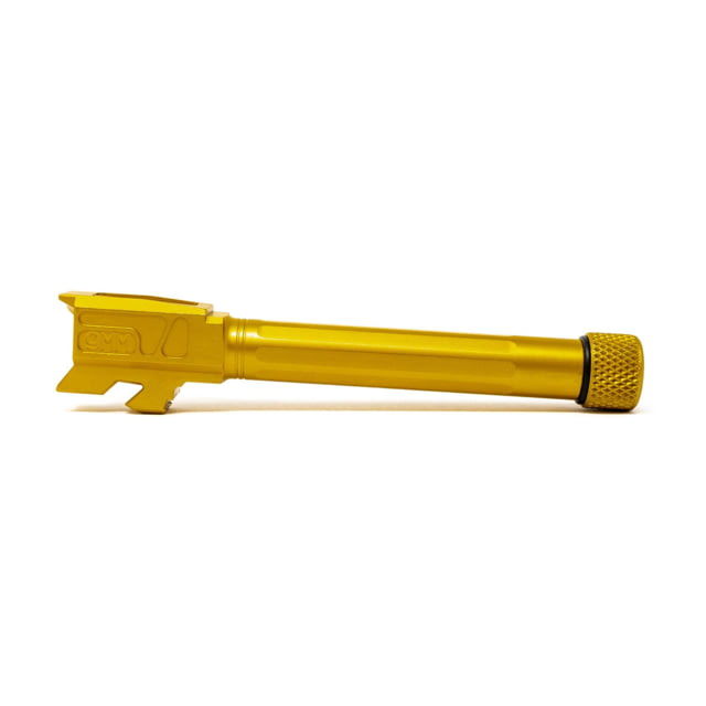Faxon Firearms Match Straight Fluted Pistol Barrel Glock Glock 48 9mm 1-10 Twist 1/2x28 TiN PVD - Faxon Firearms