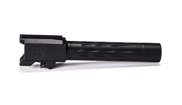 Faxon Firearms Smith & Wesson M&P 2.0 Compact Barrel Flame Fluted Non-Threaded 9mm 1-10 Twist 416-R SS Nitride TiN Gold TiN